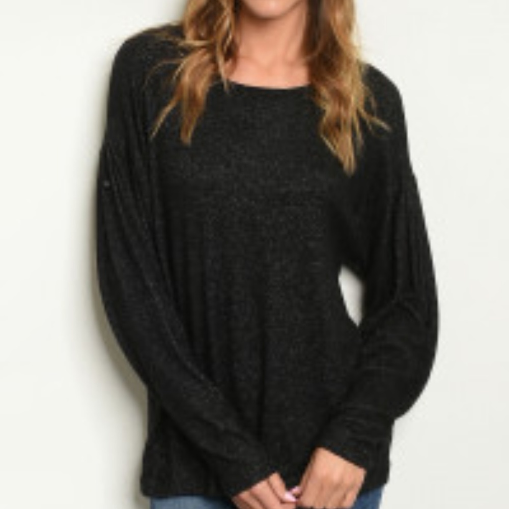 Black Super Soft Long Sleeve Shirt